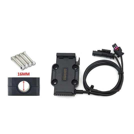 Suporte navegação moto carregamento sem fios BMW - Base universal 12/16/22 mm
