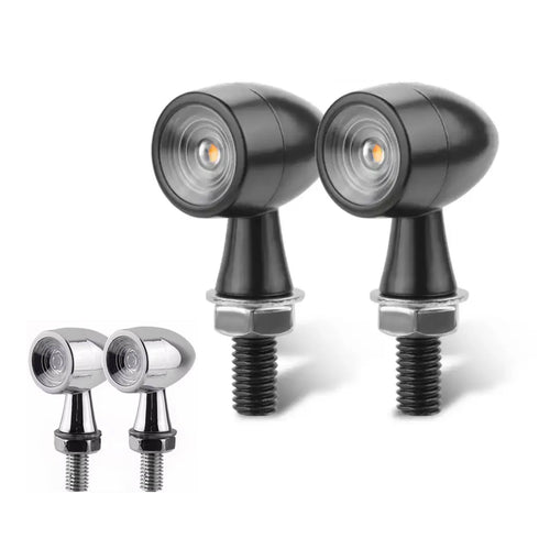 Par mini piscas bala LED metal