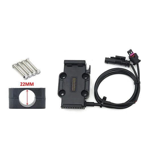 Suporte navegação moto carregamento sem fios BMW - Base universal 12/16/22 mm