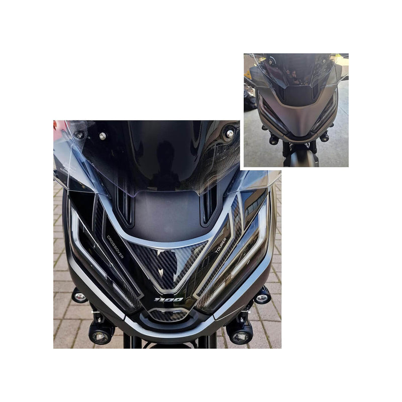 Load image into Gallery viewer, Conjunto proteção depósito Honda NT1100 em resina gel 3D fácil aplicação
