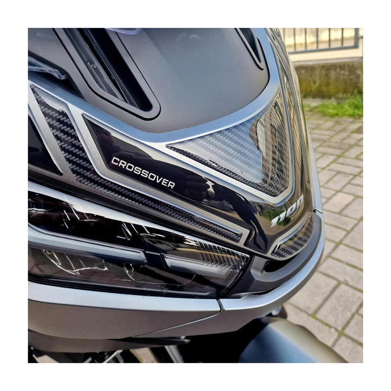 Load image into Gallery viewer, Resina 3D protetora para depósito Honda NT1100 aspeto desportivo cor preta
