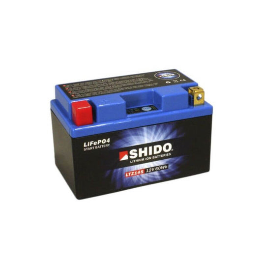 Bateria SHIDO LTZ14S 12V 11.2Ah Lítio LiFePO4 para moto - leve, alta performance, 360A