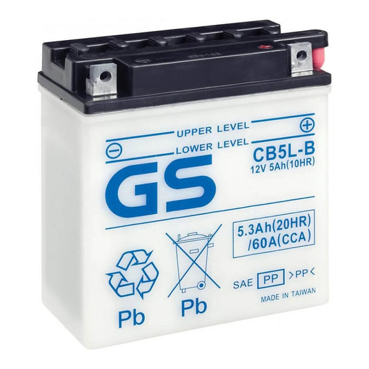 Bateria GS Yuasa CB5L-B 12V 5Ah — bateria de ácido-chumbo para scooter