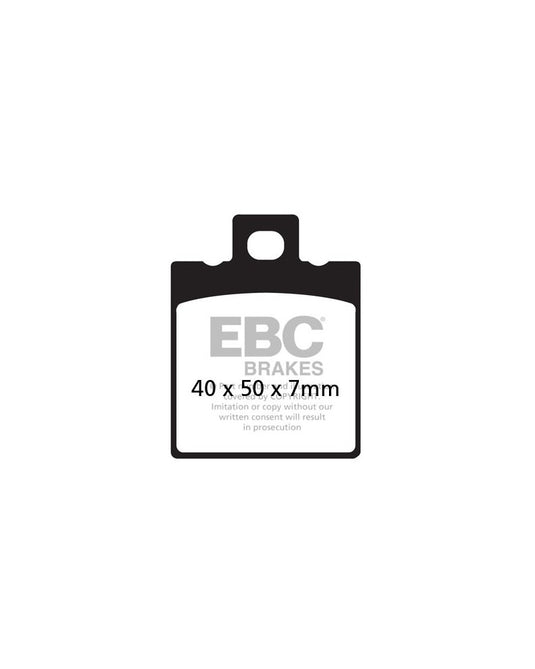 Pastilhas travão EBC FA047HH sinterizadas Double-H alta performance para moto