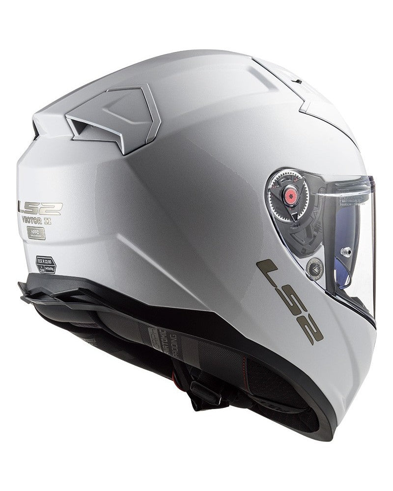 Load image into Gallery viewer, Capacete integral LS2 FF811 Vector II Solid Cinza Nardo – vista frontal – ECE 22.06
