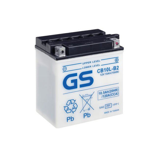 Bateria GS CB10L-B2 12V 11Ah para moto com ácido separado
