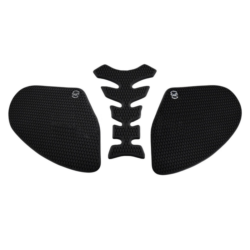 Load image into Gallery viewer, Detalhe da textura anti-deslizante das proteções para Suzuki SV 
