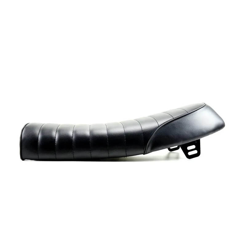 Load image into Gallery viewer, Banco café racer vintage com saliência traseira – 53 cm comprimento, 48 cm largura
