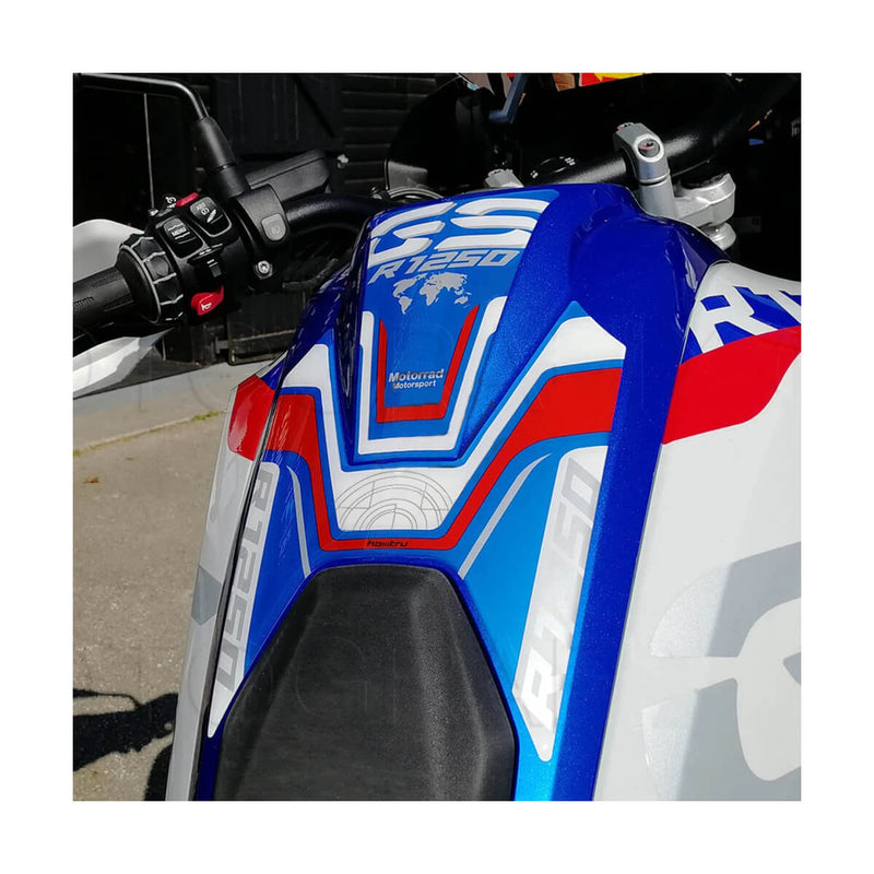 Load image into Gallery viewer, Autocolante 3D para depósito BMW R1250GS LC 2018-2020 - efeito relevo e brilho
