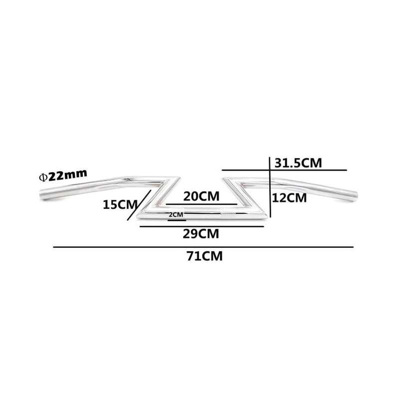 Carregue imagem no visualizador da galeriaGuiador Vintage Z-Bars 22 mm Universal
