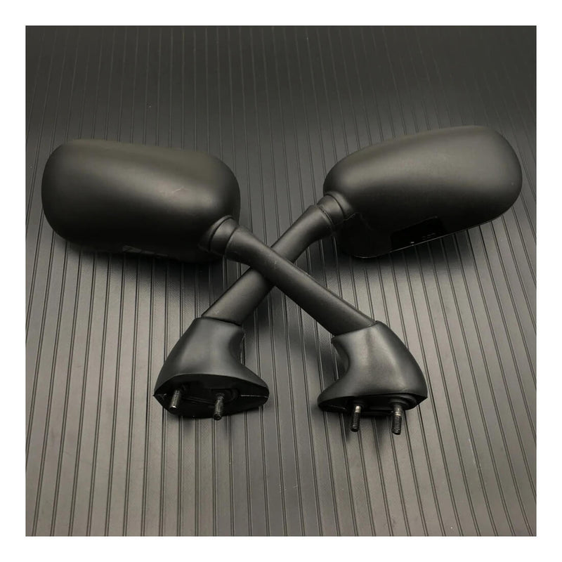 Carregue imagem no visualizador da galeriaEspelhos laterais Yamaha YZF-R1 com acabamento preto resistente a impactos
