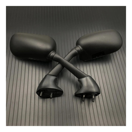 Espelhos laterais Yamaha YZF-R1 com acabamento preto resistente a impactos