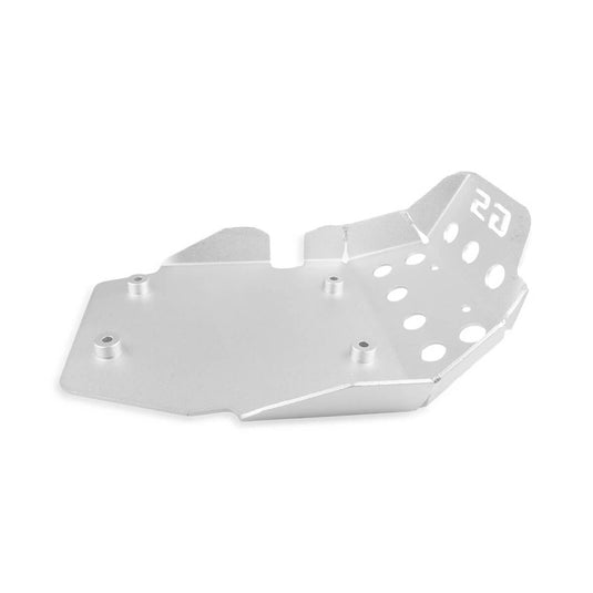 Proteção cárter alumínio BMW F650GS F700GS F800GS prateado