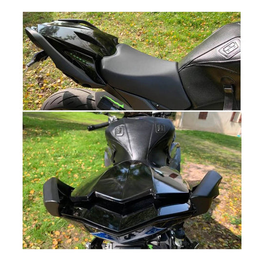 Cobertura monolugar Kawasaki Ninja 1000SX em verde estilo racing 