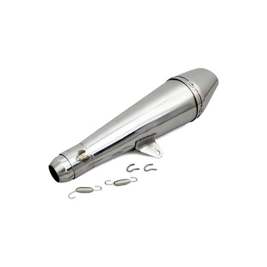 Ponteira de escape Universal aço inoxidável 38-51 mm com DB killer silenciador