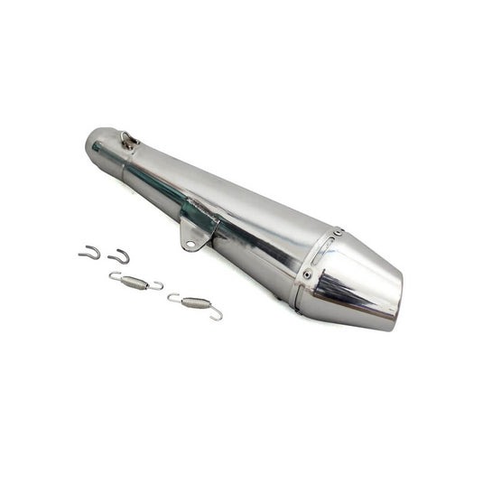 Ponteira de escape Universal aço inoxidável 38-51 mm com DB killer silenciador