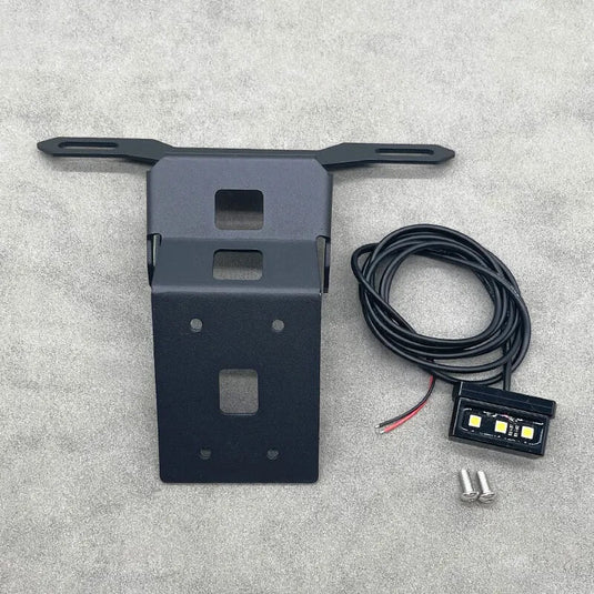 Instalação direta do suporte de matrícula na Kawasaki Z1000SX 