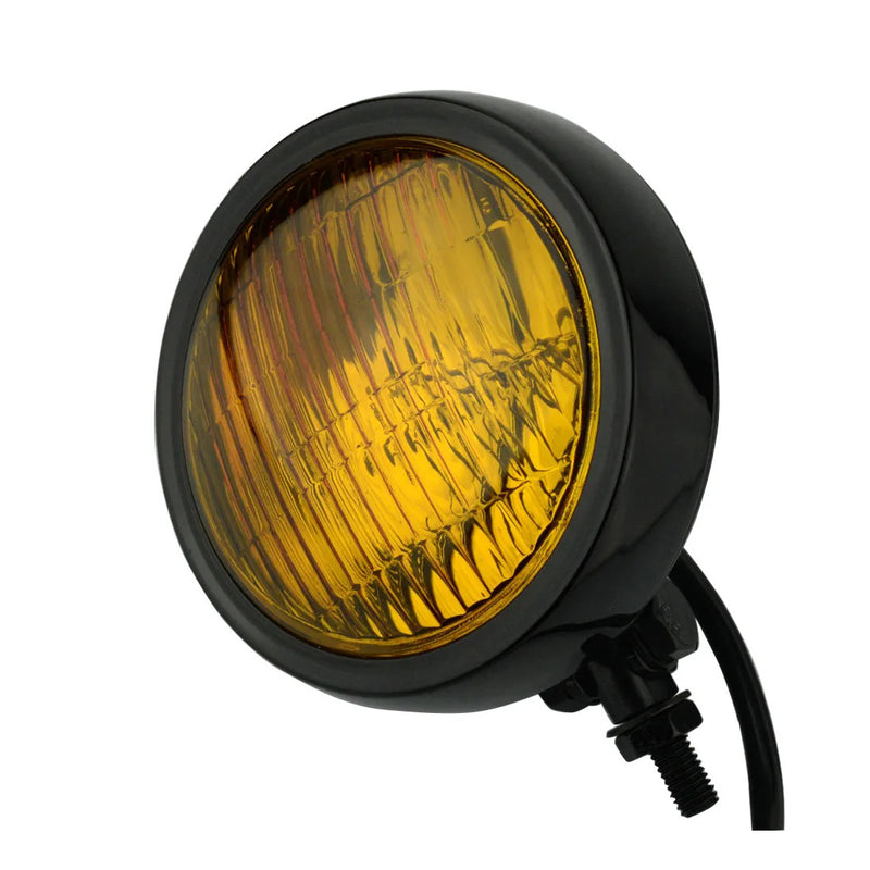 Load image into Gallery viewer, Farol auxiliar universal retro 11,4cm - luz nevoeiro chopper bobber
