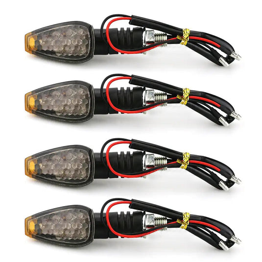 Par piscas LED curtos largos