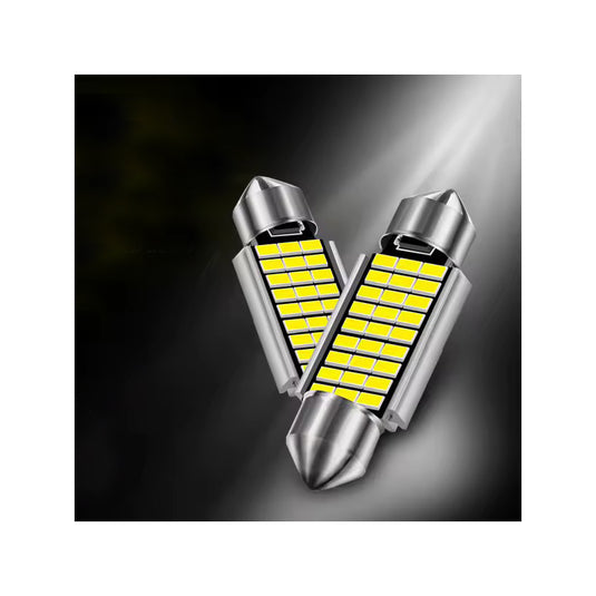 Conjunto lâmpadas CANBUS LED C5W C10W 6000K 12V