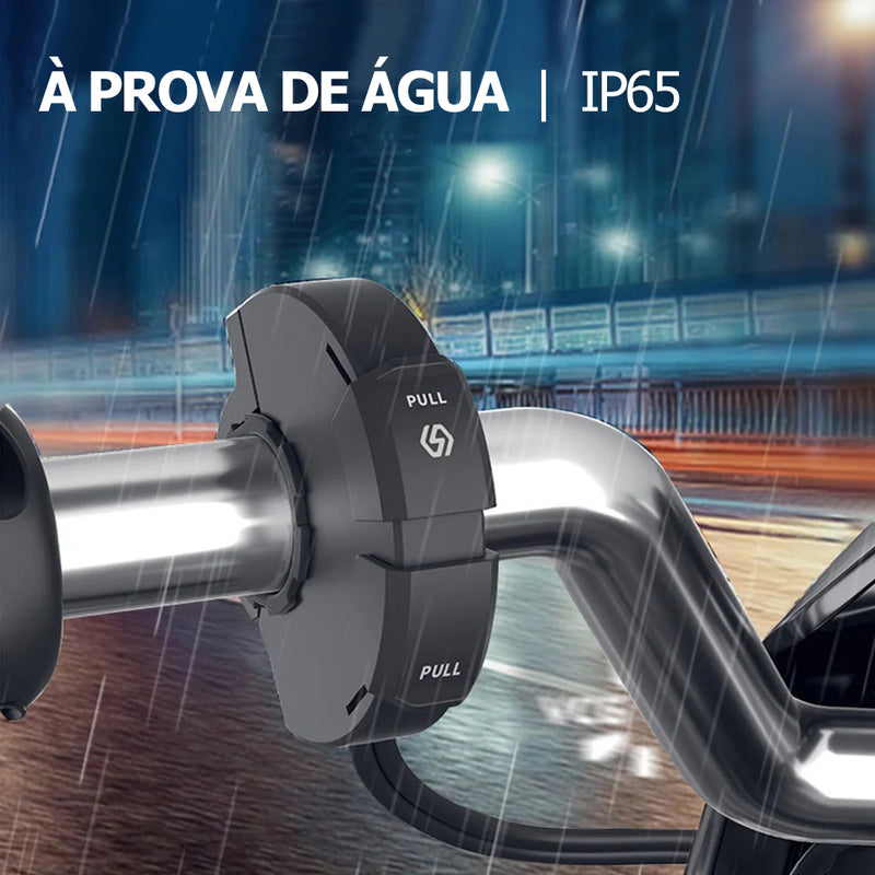 Carregue imagem no visualizador da galeriaCarregador USB circular moto duplo USB + USB-C
