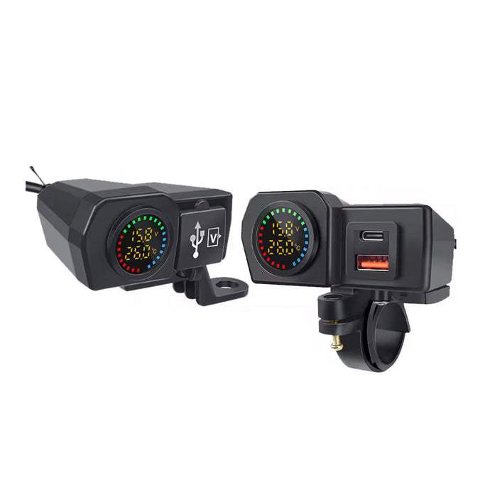 Carregador USB para moto QC3.0 PD 60W