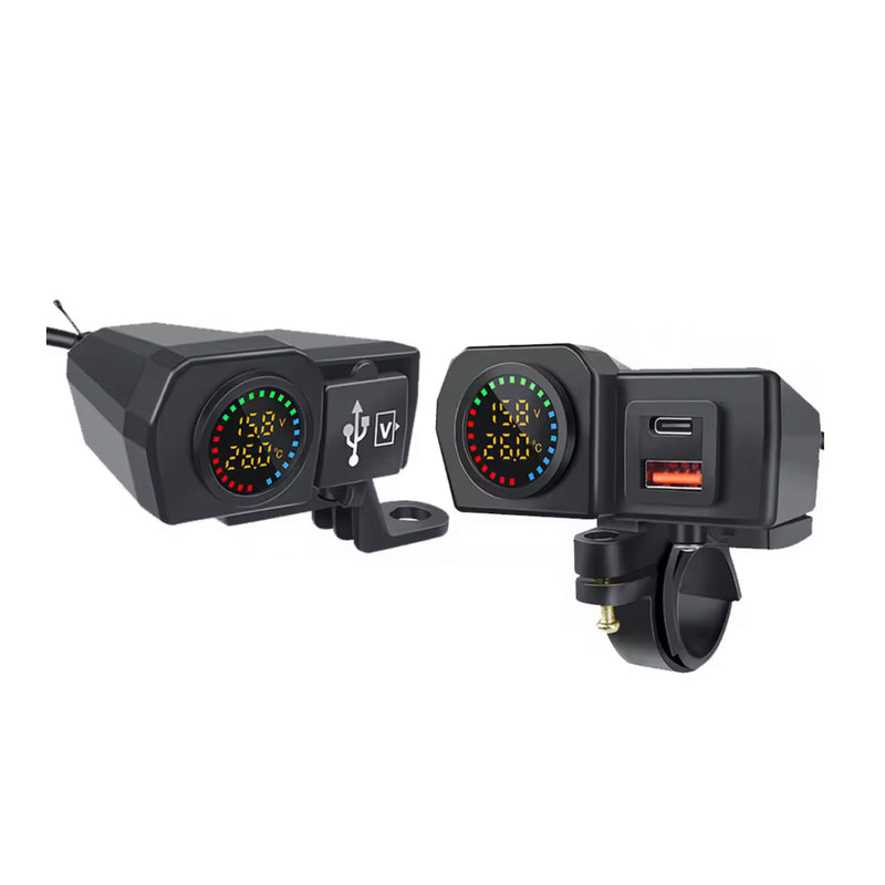 Load image into Gallery viewer, Carregador USB para moto QC3.0 PD 60W
