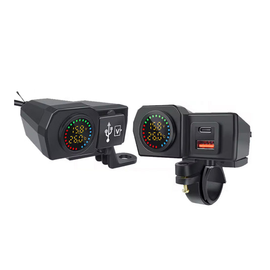 Carregador USB para moto QC3.0 PD 60W