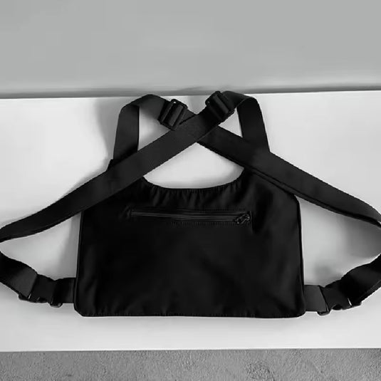 Bolsa tática de peito unissexo para motociclistas