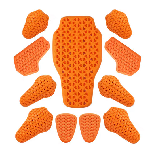 Proteção completa motociclista - kit proteções CE protetor dorsal