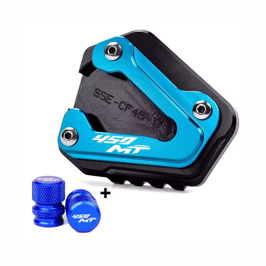 Kit CFMOTO 450MT - alargador descanso CNC + tampas válvulas 2024-2025
