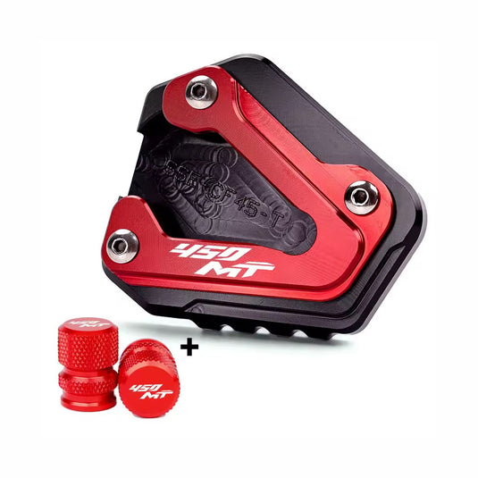 Kit CFMOTO 450MT - alargador descanso CNC + tampas válvulas 2024-2025