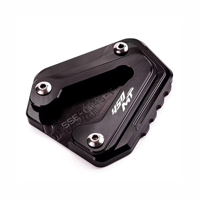 Carregue imagem no visualizador da galeriaAlargador descanso lateral CFMOTO 450MT - CNC alumínio 6061 anodizado
