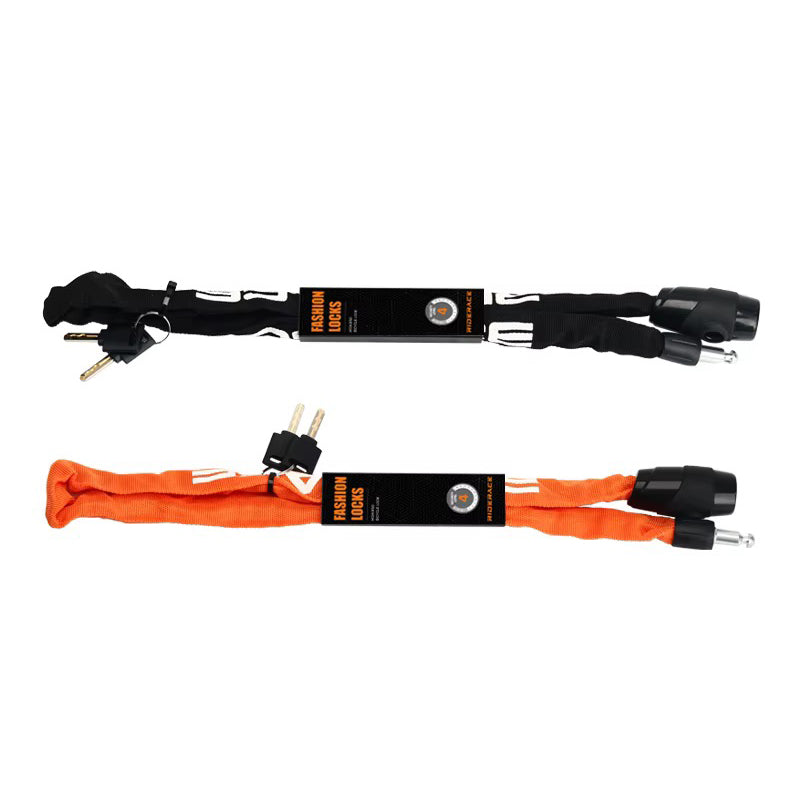 Carregue imagem no visualizador da galeriaCorrente antifurto moto - cadeado alta segurança 95 cm 2 chaves
