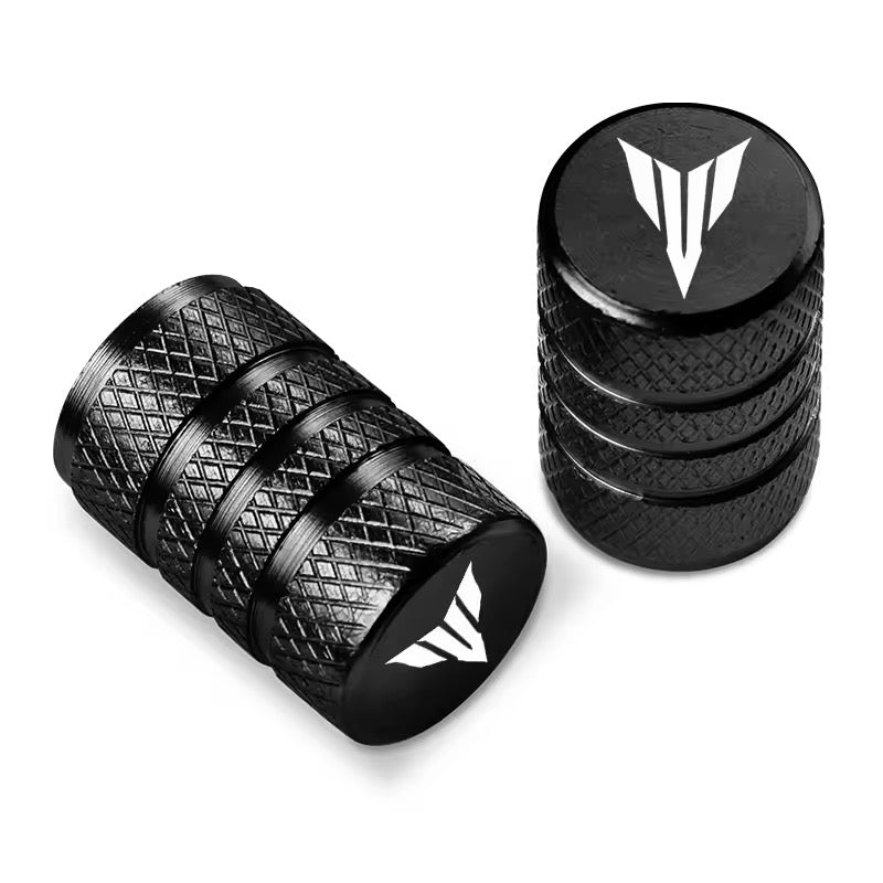 Carregue imagem no visualizador da galeriaTampas de válvula de pneu YAMAHA MT - Logo MT - Alumínio CNC
