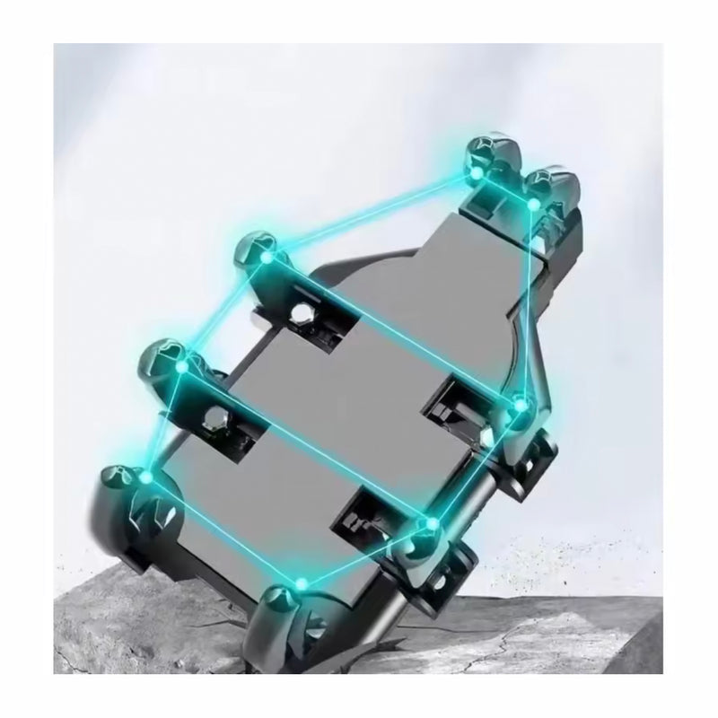 Carregue imagem no visualizador da galeriaSuporte universal telemóvel moto 8 garras fixação melhorada
