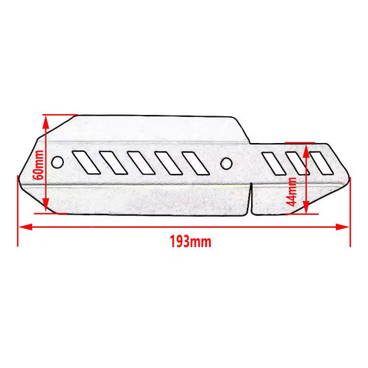 Protetor escape CFMOTO 450MT 2024-2025