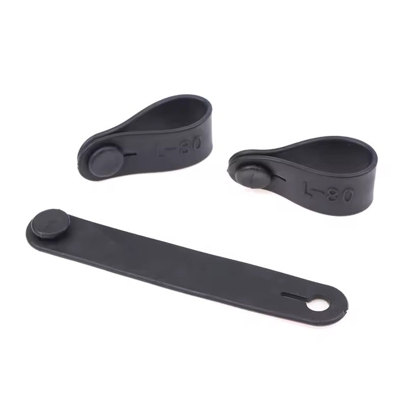 Carregue imagem no visualizador da galeriaAbraçadeiras elásticas de borracha para moto - 10 Unidades (5 cm ou 8 cm)
