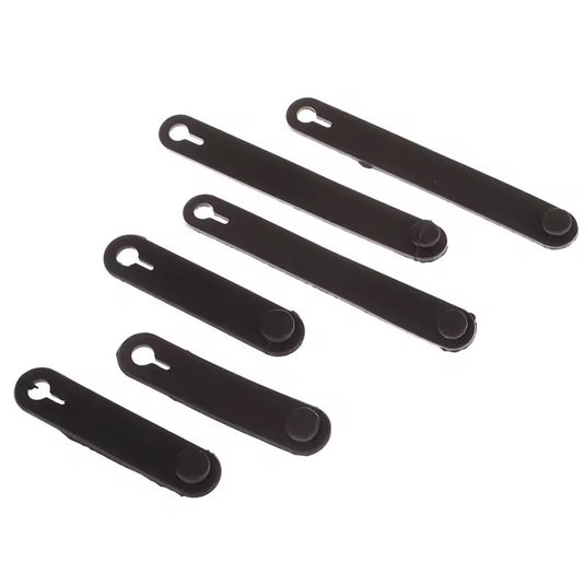 Abraçadeiras elásticas de borracha para moto - 10 Unidades (5 cm ou 8 cm)