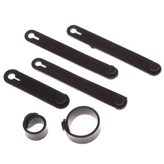 Abraçadeiras elásticas de borracha para moto - 10 Unidades (5 cm ou 8 cm)