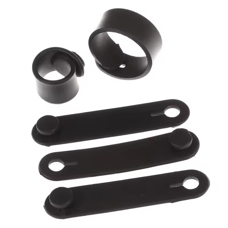 Carregue imagem no visualizador da galeriaAbraçadeiras elásticas de borracha para moto - 10 Unidades (5 cm ou 8 cm)
