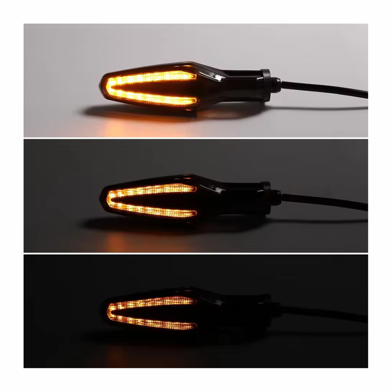 Carregue imagem no visualizador da galeriaPiscas LED para motos BMW - luz âmbar fumada
