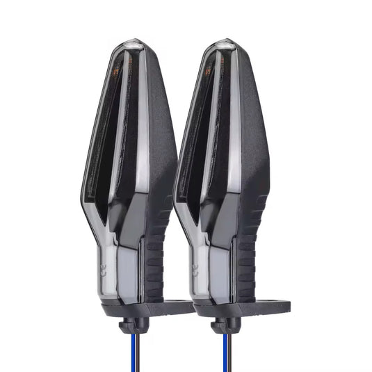 Piscas LED para motos BMW - luz âmbar fumada
