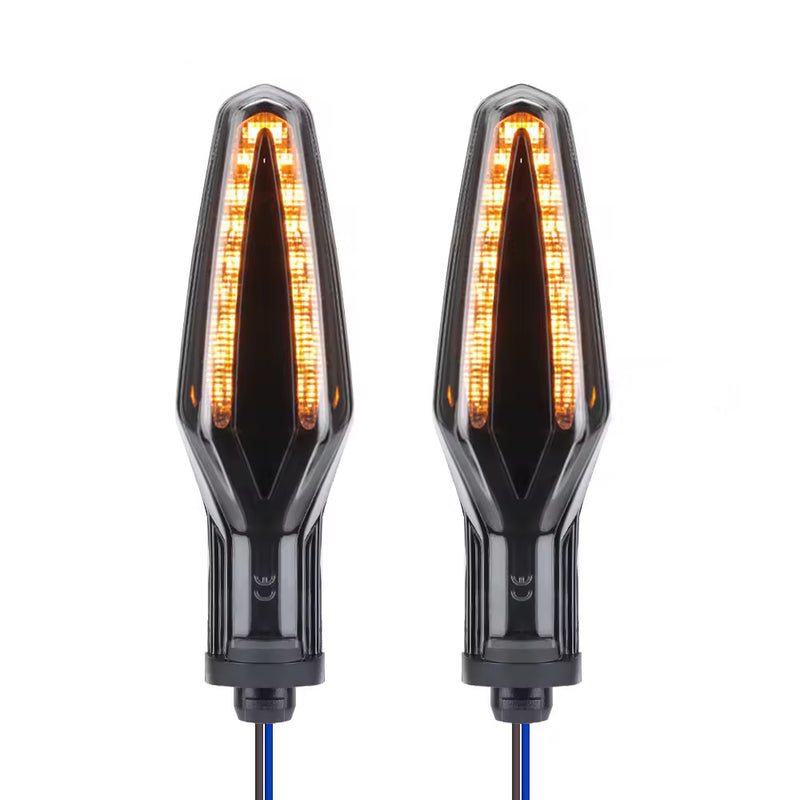 Carregue imagem no visualizador da galeriaPiscas LED para motos BMW - luz âmbar fumada
