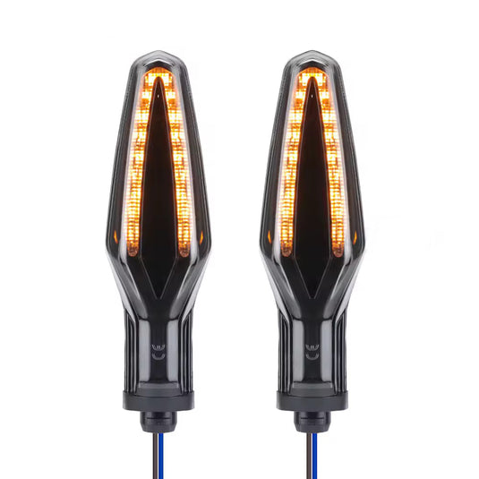 Piscas LED para motos BMW - luz âmbar fumada