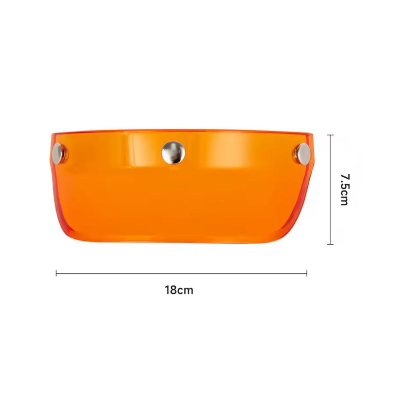 Carregue imagem no visualizador da galeriaPala universal 3 molas para capacete aberto - protecção anti-vento

