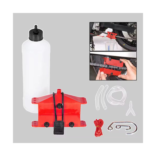Kit portátil limpeza corrente moto - escovas e ferramentas de manutenção