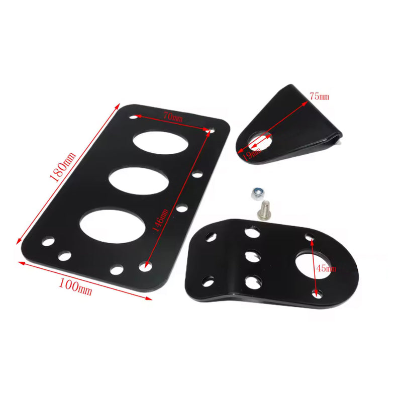 Load image into Gallery viewer, Farolim traseiro 12V suporte matrícula lateral - chopper bobber
