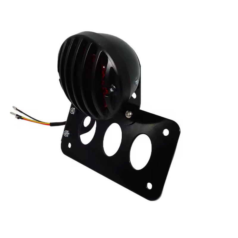 Load image into Gallery viewer, Farolim traseiro 12V suporte matrícula lateral - chopper bobber
