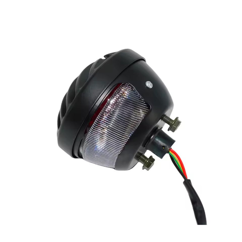 Load image into Gallery viewer, Farolim traseiro 12V suporte matrícula lateral - chopper bobber
